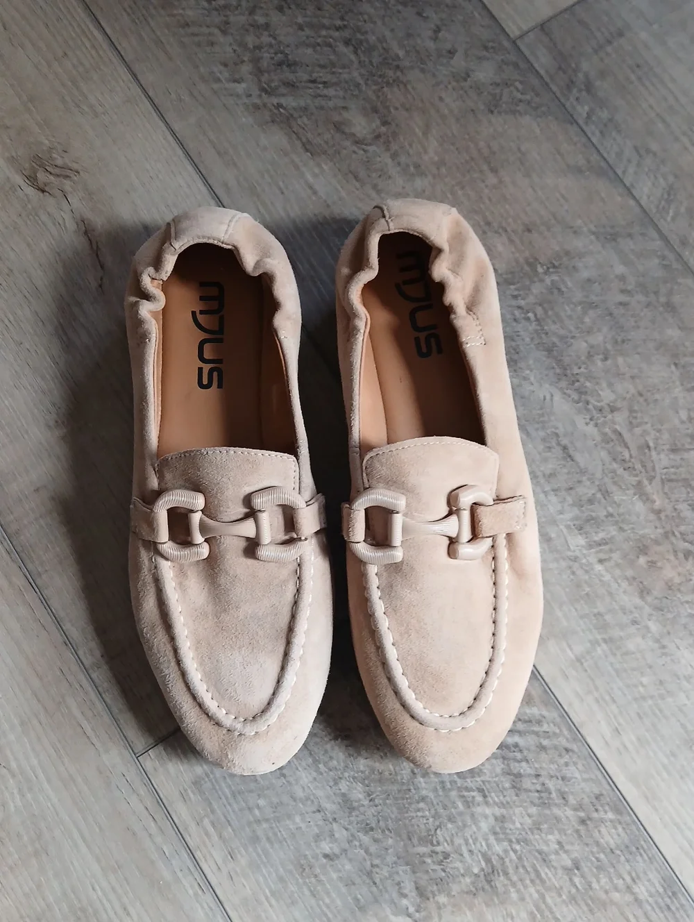 NWOT Mjus Women's Suede Loafers. Size 40 ( 9-9.5 US) - Picture 1 of 7